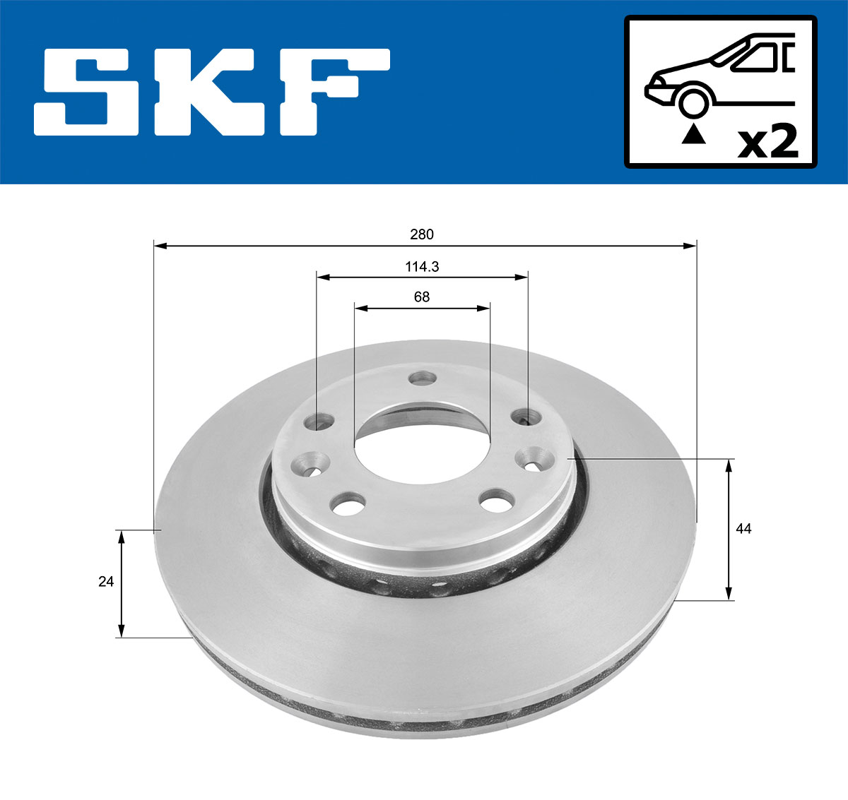 SKF VKBD 80008 V2 спирачен...